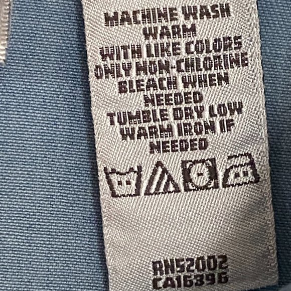 Vintage EMMA JAMES Chambray with Pleated Back - Picture 13 of 14